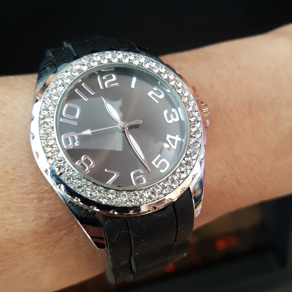 2/$30 Bling Large Face Wrist Watch.